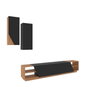 Hanah Home Zebra Negro y Teca